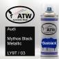 Preview: Audi, Mythos Black Metallic, LY9T / 03: 400ml Sprühdose, von ATW Autoteile West.